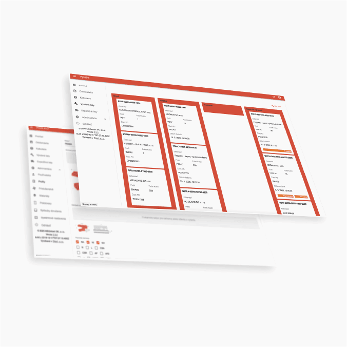 Megabelt ERP screenshot