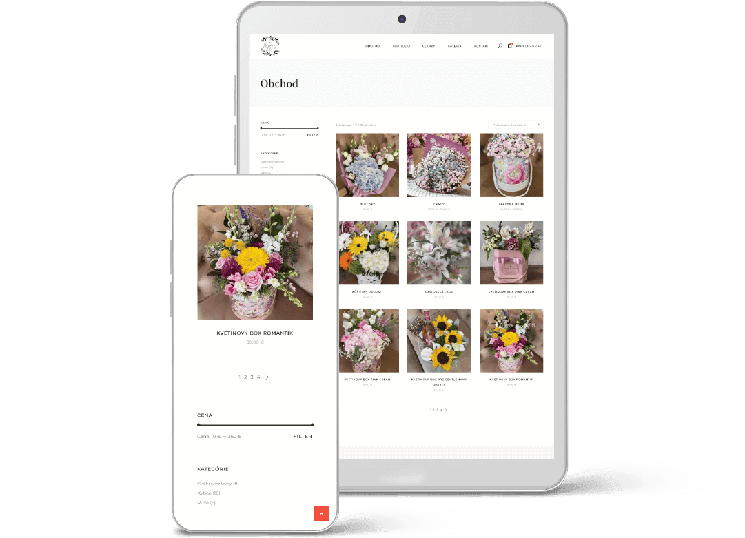 Website on mobile